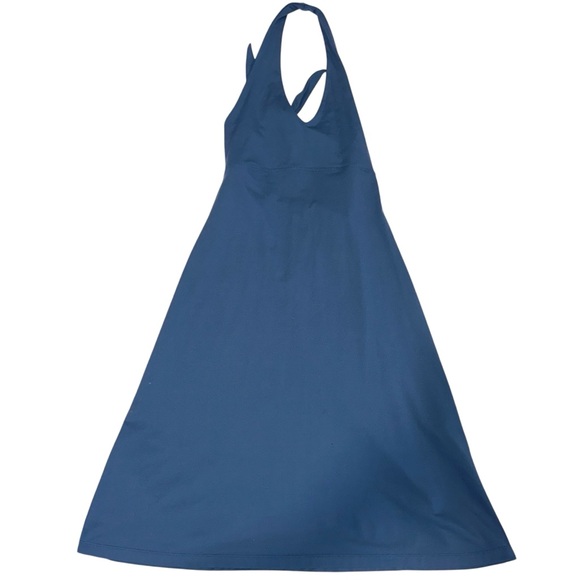 Patagonia Women’s Halter Dress Blue Athletic Tennis Mini Size M - Picture 2 of 6